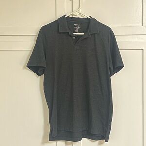 American Eagle Men's Legend Polo shirt. Size large. Gray- black